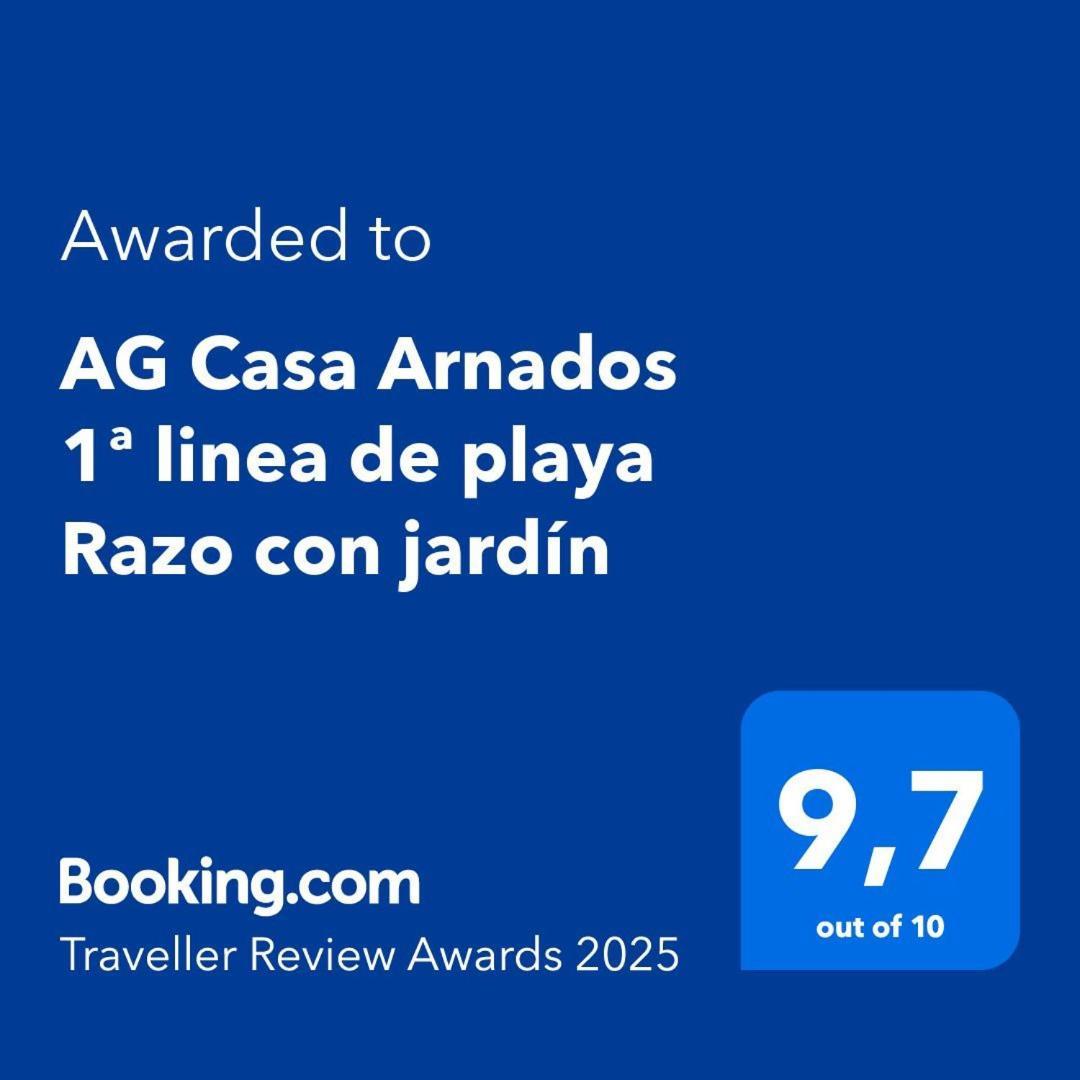 Ag Casa Arnados 1ª Linea De Playa Con Jardi Razo